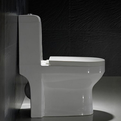ADA Một mảnh dài nhà vệ sinh Tủ đựng nước bằng sứ Màu trắng kiểu Châu Âu Góc gốm
