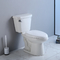 Chiều cao thoải mái Toilet hai mảnh Ghế dài màu trắng hình tròn 800mm